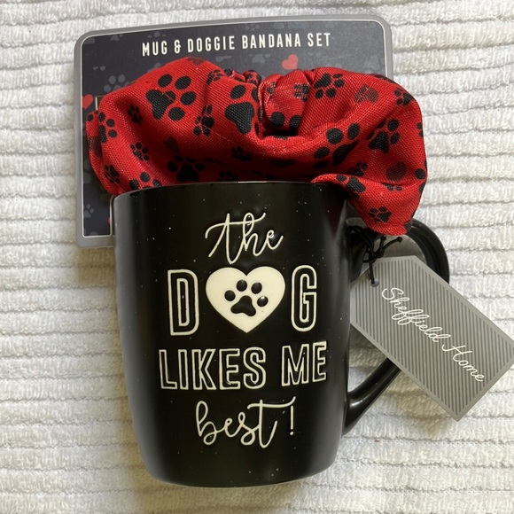 Dog mug and dog bandana set - Picture 1 of 4
